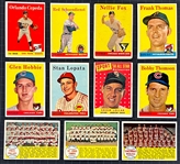 1958 Topps Baseball Collection (175) Including Cepeda Rookie and Duplicates 