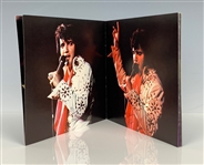 Elvis Presley August 1974 Opening Night Glass From The Las Vegas Hilton, Plus Mini Photo Booklet, Hilton Ashtray and Matchbox