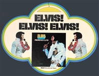 1975 RCA Record Store Ceiling Hanger Promoting Elvis Presley’s Album Promised Land and Several Earlier Releases