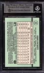 Kirby Puckett Signed 1991 Donruss #490 Baseball Card (BAS)