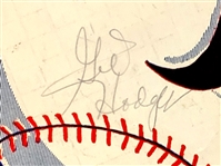 Gil Hodges Vintage-Signed 1960 Los Angeles Dodgers vs. Cincinnati Reds Scorecard (BAS)