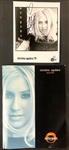 Christina Aguilera Signed 8 x 10 Promotional Photo and 2000 Tour Book (BAS)