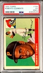 1955 Topps #164 Roberto Clemente Rookie Card - PSA VG 3 (MC)