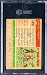 1955 Topps #123 Sandy Koufax Rookie Card - SGC PR 1
