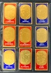 1965 Topps Embossed Complete Set (72) Plus 24 Duplicates