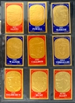 1965 Topps Embossed Complete Set (72) Plus 24 Duplicates