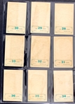 1965 Topps Embossed Complete Set (72) Plus 24 Duplicates