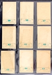 1965 Topps Embossed Complete Set (72) Plus 24 Duplicates