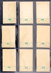 1965 Topps Embossed Complete Set (72) Plus 24 Duplicates