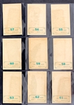 1965 Topps Embossed Complete Set (72) Plus 24 Duplicates