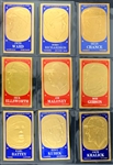 1965 Topps Embossed Complete Set (72) Plus 24 Duplicates