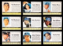 1961 and 1962 Post Cereal Baseball Collection (116) Including Mantle