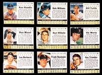 1961 and 1962 Post Cereal Baseball Collection (116) Including Mantle