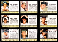 1961 and 1962 Post Cereal Baseball Collection (116) Including Mantle