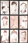 1947-66 Exhibit Baseball Collection (74) Including Many Hall of Famers and Some Duplicates