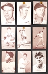 1947-66 Exhibit Baseball Collection (74) Including Many Hall of Famers and Some Duplicates