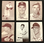 1947-66 Exhibit Baseball Collection (74) Including Many Hall of Famers and Some Duplicates