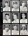 1960 Leaf Baseball Collection (289) Including Seven #25 Jim Grant “Dark Cap” Variation