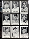 1960 Leaf Baseball Collection (289) Including Seven #25 Jim Grant “Dark Cap” Variation