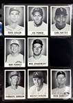 1960 Leaf Baseball Collection (289) Including Seven #25 Jim Grant “Dark Cap” Variation