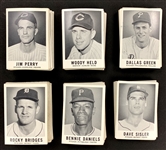1960 Leaf Baseball Collection (289) Including Seven #25 Jim Grant “Dark Cap” Variation