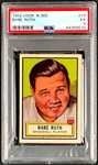 1952 Topps Look N See #15 Babe Ruth - PSA EX 5