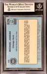 1985 Star Co. #288 Michael Jordan 1985 Rookie of the Year - BGS EX-MT 6