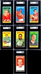 1965 Topps Football Hoard of 119 Cards with some Duplication -Six SGC-Graded Cards
