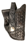 Vernon Presley Owned and Heavily Used “V.P.” Monogrammed Gun Holster – Made by Mike McGregor