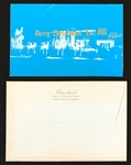 1960 Elvis Presley “Views of Graceland Foldout” Christmas Card with Original Graceland Envelope