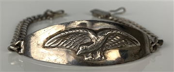 Elvis Presley Owned Sterling Silver Eagle Bracelet Gifted to His Cousin Patsy Presley