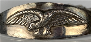 Elvis Presley Owned Sterling Silver Eagle Bracelet Gifted to His Cousin Patsy Presley