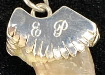 Incredible Elvis Presley Owned “E.P.” Monogrammed GRIZZLY BEAR CLAW Necklace