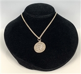 Elvis Presley Owned “Passion of the Christ” Sterling Silver Necklace Gifted to His Cousin Patsy Presley