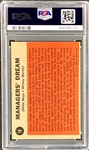 1962 Topps #18 Manager's Dream – PSA EX 5 – Mickey Mantle and Willie Mays