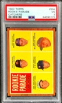 1962 Topps #594 Bob Uecker – Rookie Parade – PSA VG 3