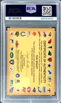 2000 Fleer Autographics Tom Brady Rookie Signed Card PSA NM 7 / PSA/DNA MINT 9