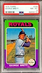 1975 Topps #228 George Brett Rookie Card - PSA NM-MT 8