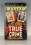 1992 Eclipse “True Crime” Trading Cards Factory Sealed Box – 36 Unopened Packs
