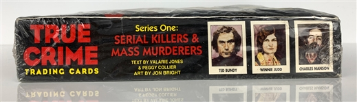 1992 Eclipse “True Crime” Trading Cards Factory Sealed Box – 36 Unopened Packs