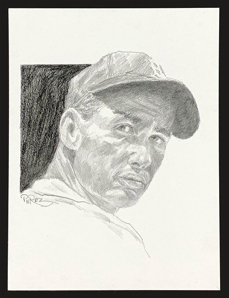 Ted Williams Original Artwork by Dick Perez