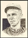Ray Schalk Original Artwork by Dick Perez 