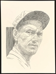 Lefty Grove Original Artwork by Dick Perez
