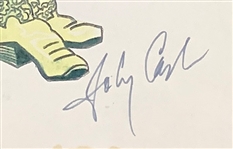 The Highwaymen Artwork Signed by Johnny Cash, Kris Kristofferson, Willie Neslon and Waylon Jennings (BAS)