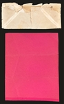 Rarely Seen 1963 Elvis Presley Fan Valentine Letter and Original Mailing Envelope