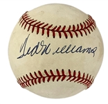 Ted Williams Single Signed Baseball (BAS)