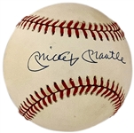 Mickey Mantle Single Signed Baseball (BAS)