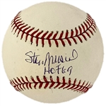 Stan Musial HOF 69 Single Signed Baseball (BAS)