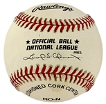Hank Aaron Single Signed Baseball (BAS)