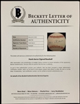 Hank Aaron Single Signed Baseball (BAS)